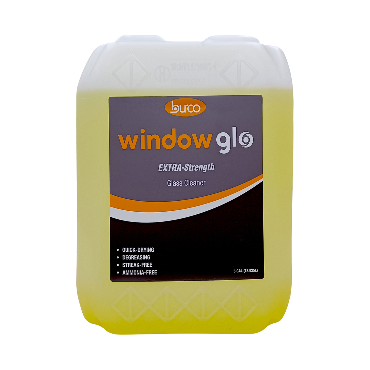 BURCO WINDOW GLO EXTRA STRENGTH- 5 GAL TOTE W SPIGOT